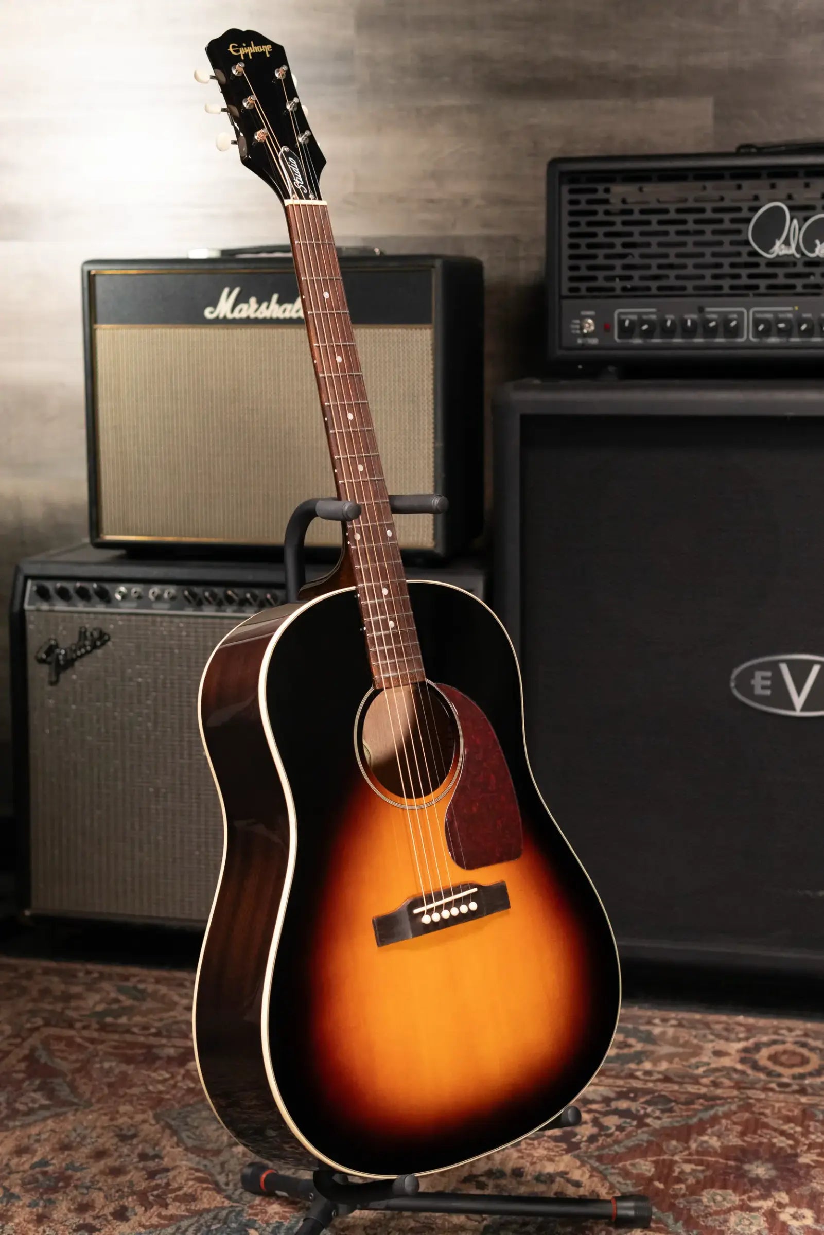 Epiphone J-45 Studio Acoustic/Electric Guitar - Vintage Sunburst