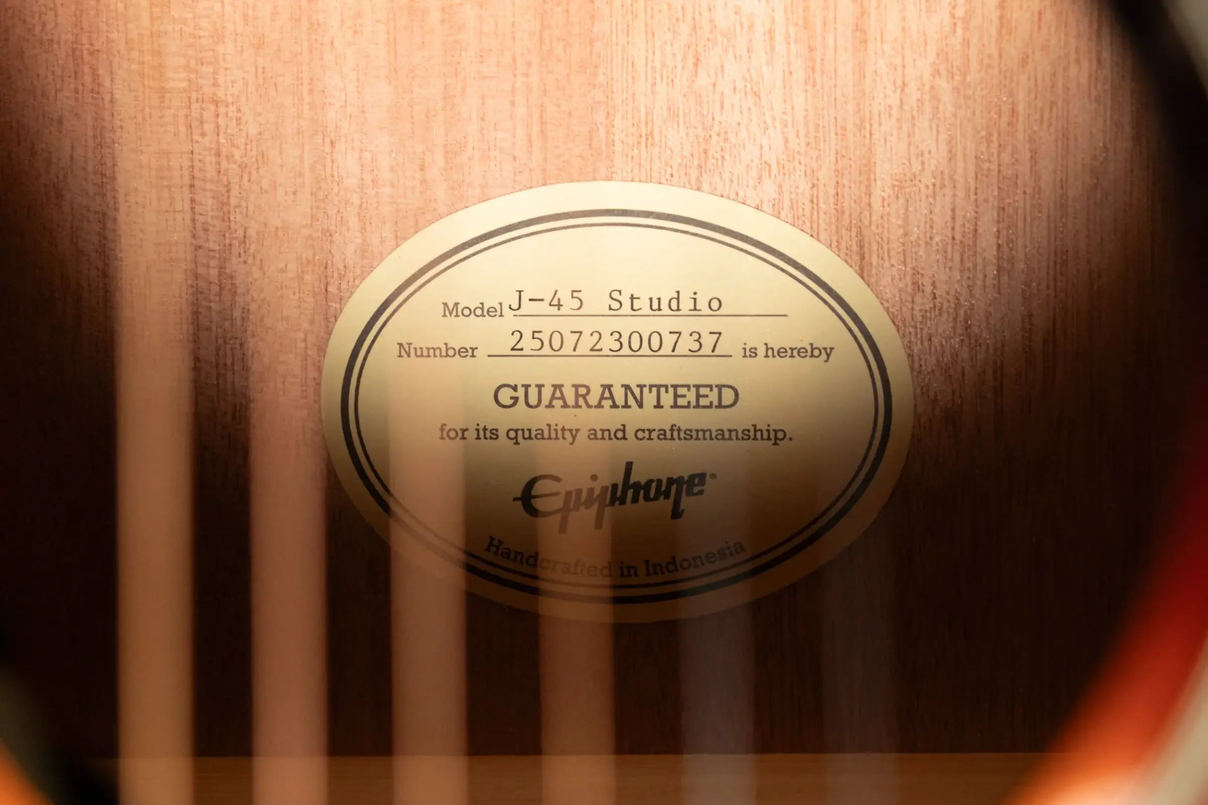 Epiphone J-45 Studio Acoustic/Electric Guitar - Vintage Sunburst