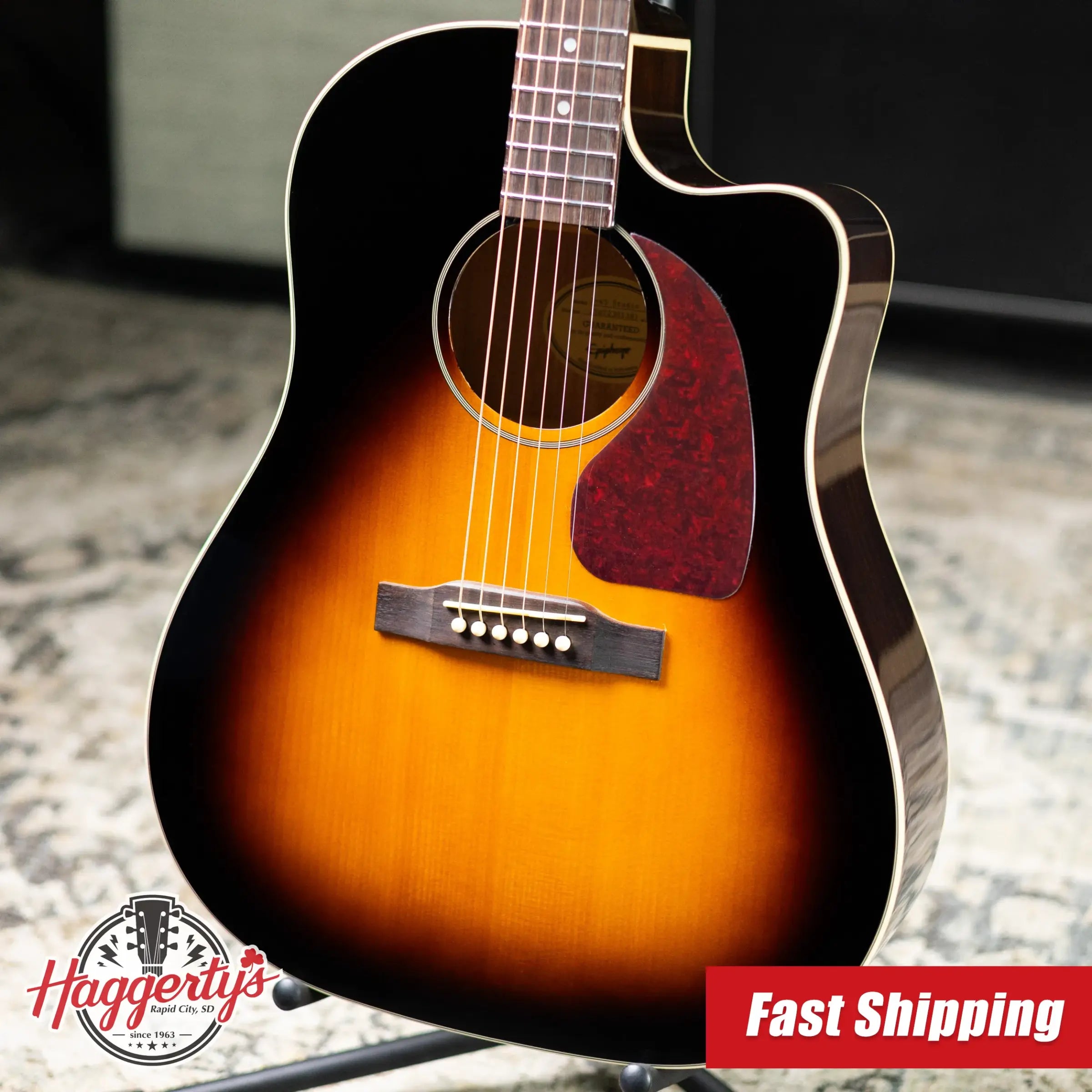 Epiphone J-45 Studio EC Acoustic/Electric Guitar