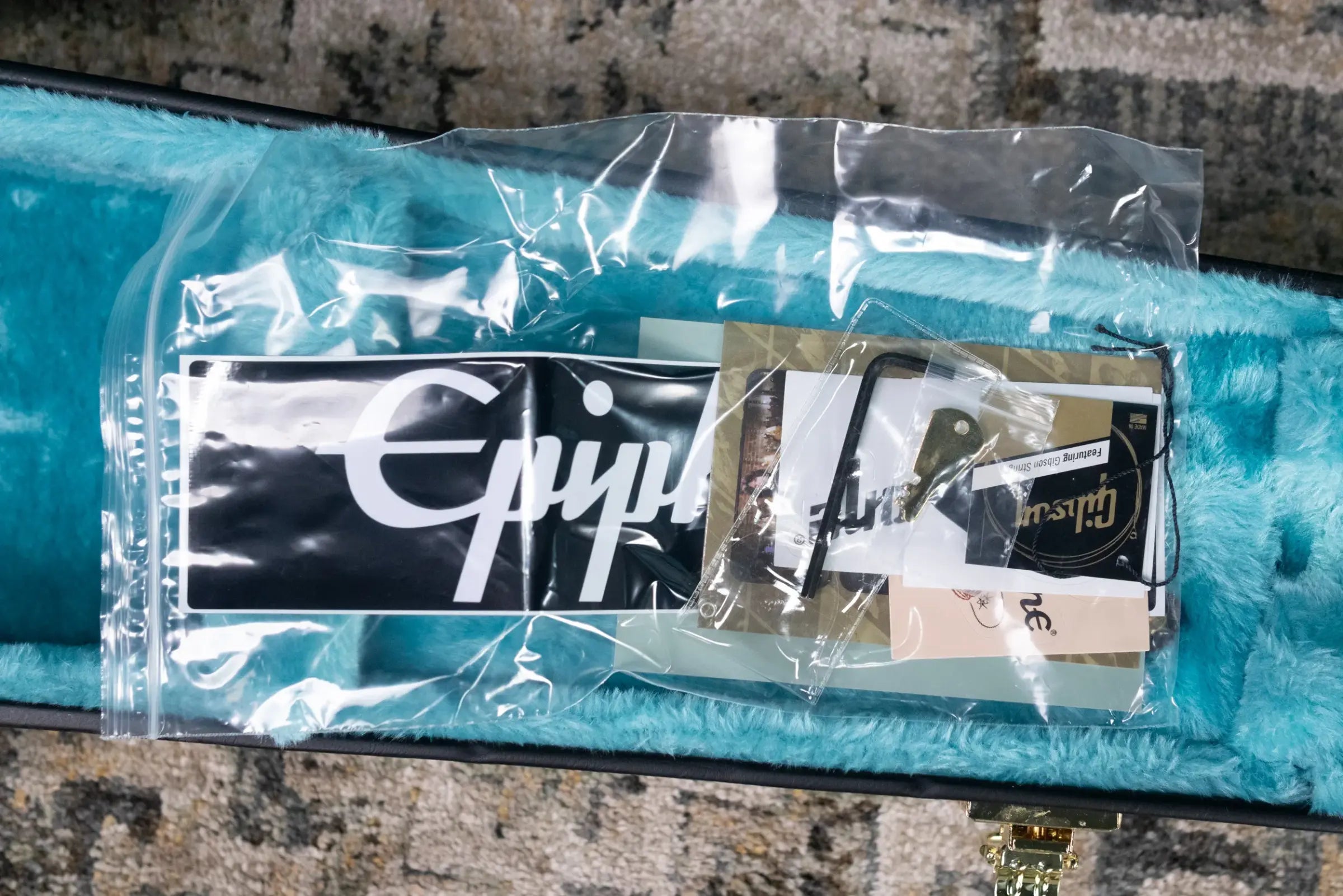 Epiphone Jimi Hendrix "Love Drops" Flying V Electric Guitar - Ebony with Hardshell Case - Floor Model
