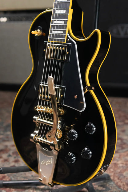 Epiphone Joe Bonamassa 1959 Les Paul Custom Electric Guitar - Antique Ebony with Hardshell Case