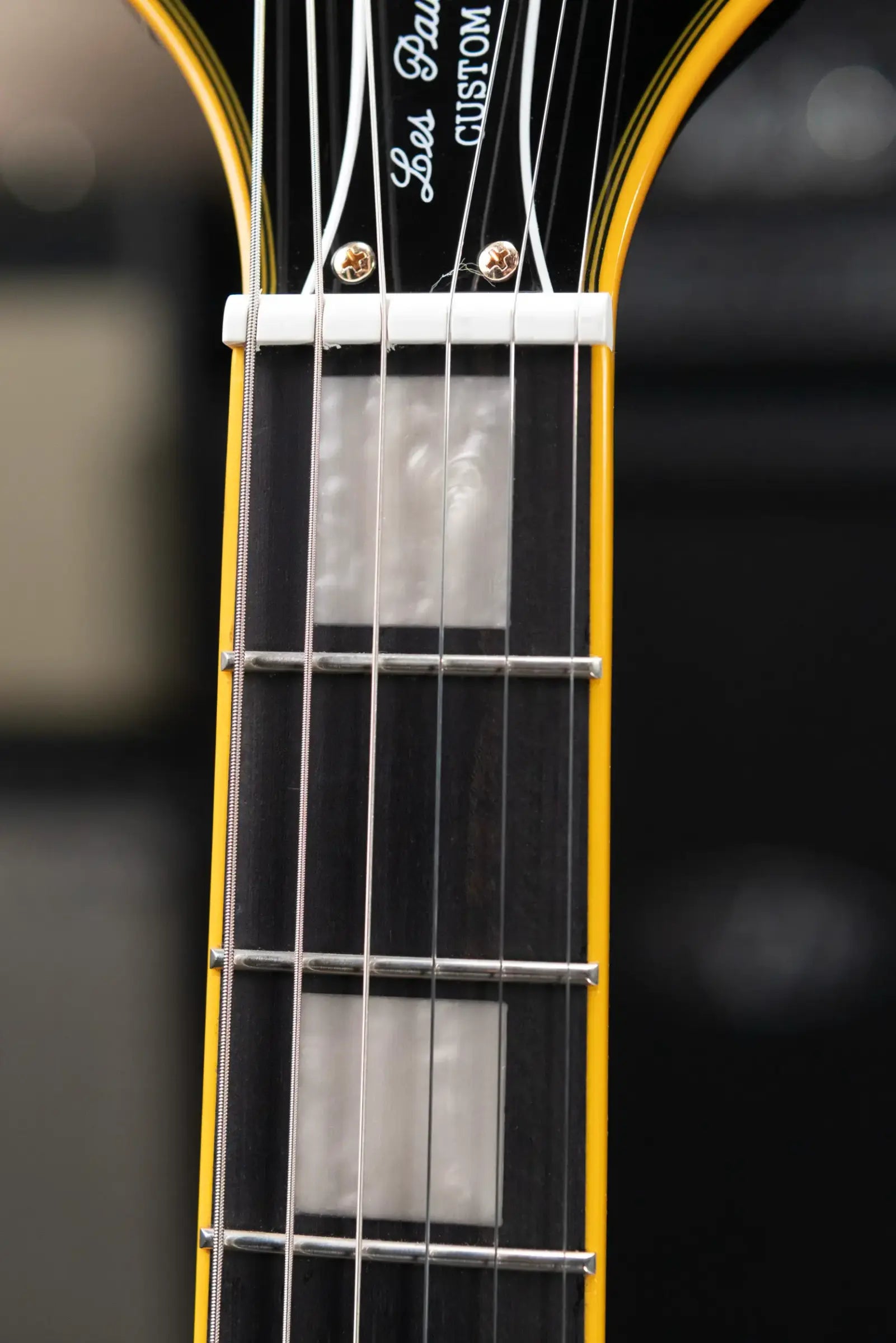 Epiphone Joe Bonamassa 1959 Les Paul Custom Electric Guitar - Antique Ebony with Hardshell Case