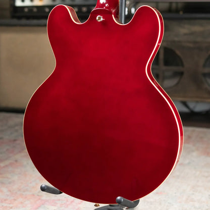 Epiphone Jorma Kaukonen Signature JA-Riviera Semi-Hollow Electric Guitar - Cherry with Hardshell Case - Used