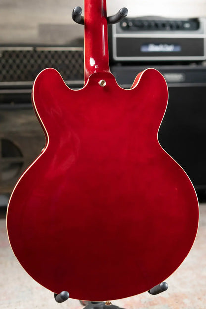 Epiphone Jorma Kaukonen Signature JA-Riviera Semi-Hollow Electric Guitar - Cherry with Hardshell Case - Used