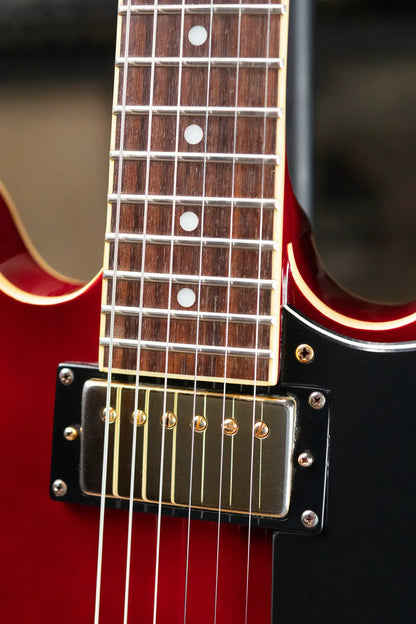 Epiphone Jorma Kaukonen Signature JA-Riviera Semi-Hollow Electric Guitar - Cherry with Hardshell Case - Used