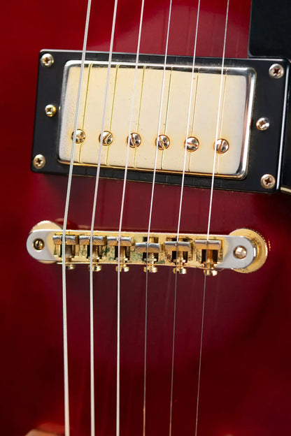 Epiphone Jorma Kaukonen Signature JA-Riviera Semi-Hollow Electric Guitar - Cherry with Hardshell Case - Used