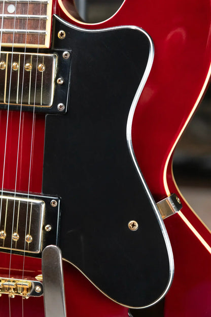 Epiphone Jorma Kaukonen Signature JA-Riviera Semi-Hollow Electric Guitar - Cherry with Hardshell Case - Used