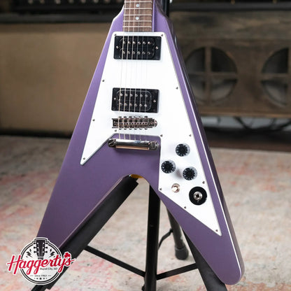 Epiphone Kirk Hammett 1979 Flying V Purple Metallic - Used with Hardshell Case