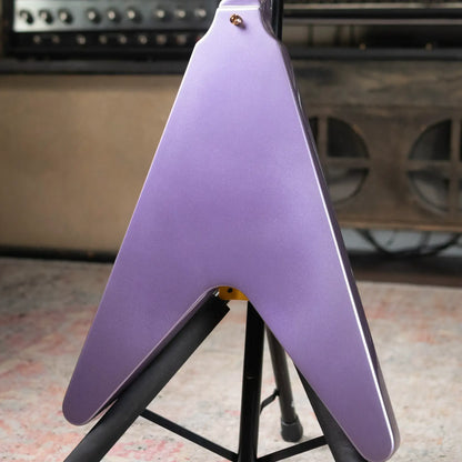 Epiphone Kirk Hammett 1979 Flying V Purple Metallic - Used with Hardshell Case