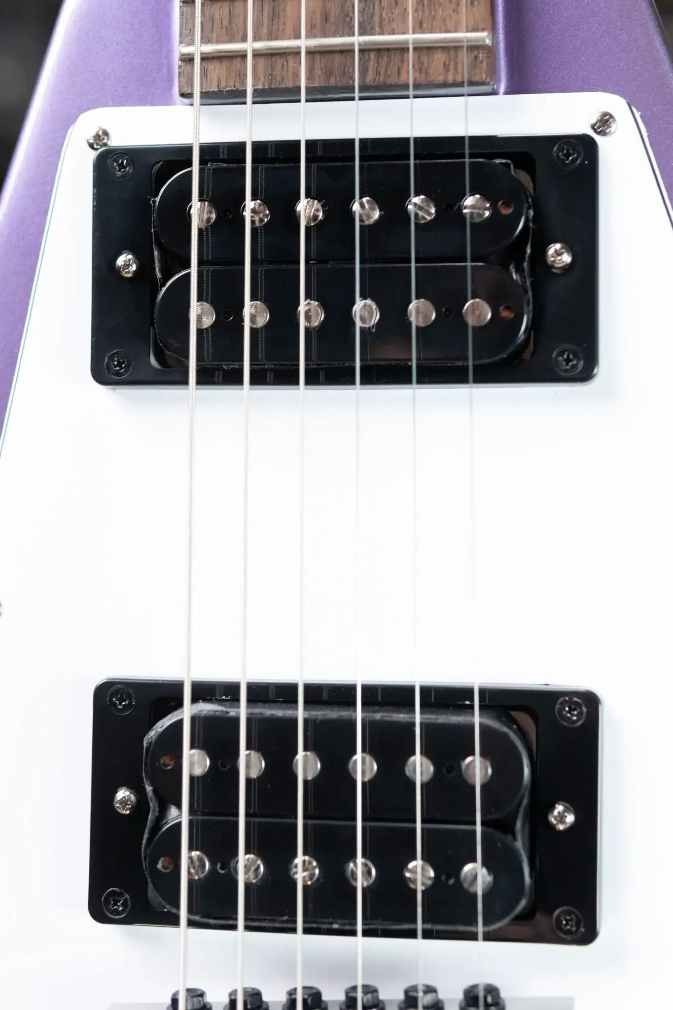 Epiphone Kirk Hammett 1979 Flying V Purple Metallic - Used with Hardshell Case