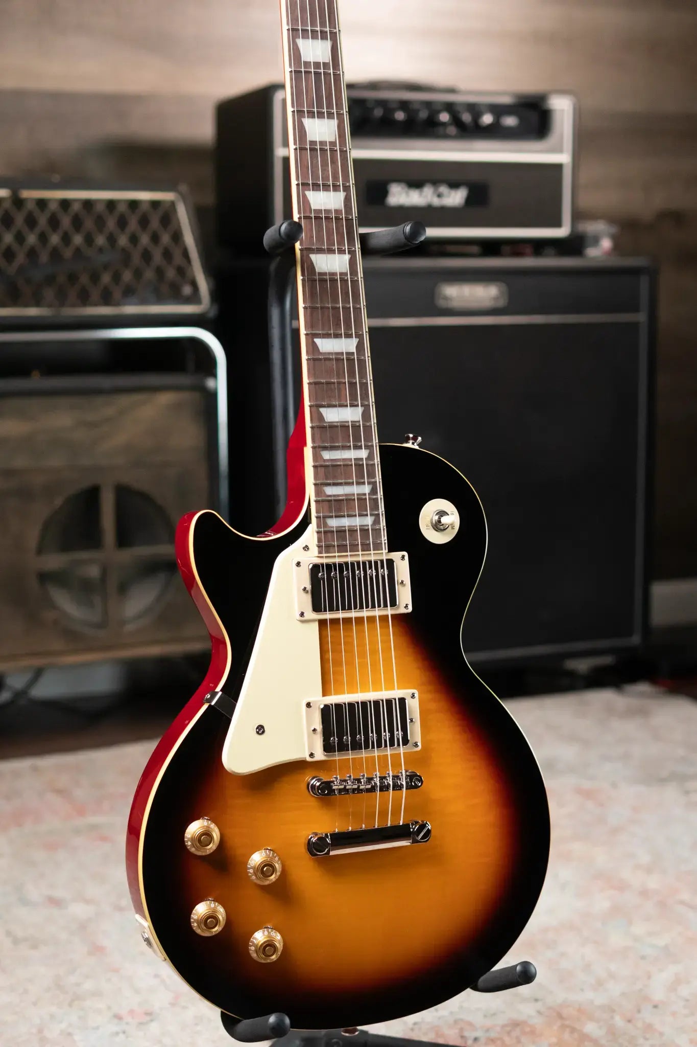 Epiphone Left-Handed Les Paul Standard 50s Electric Guitar - Vintage Sunburst