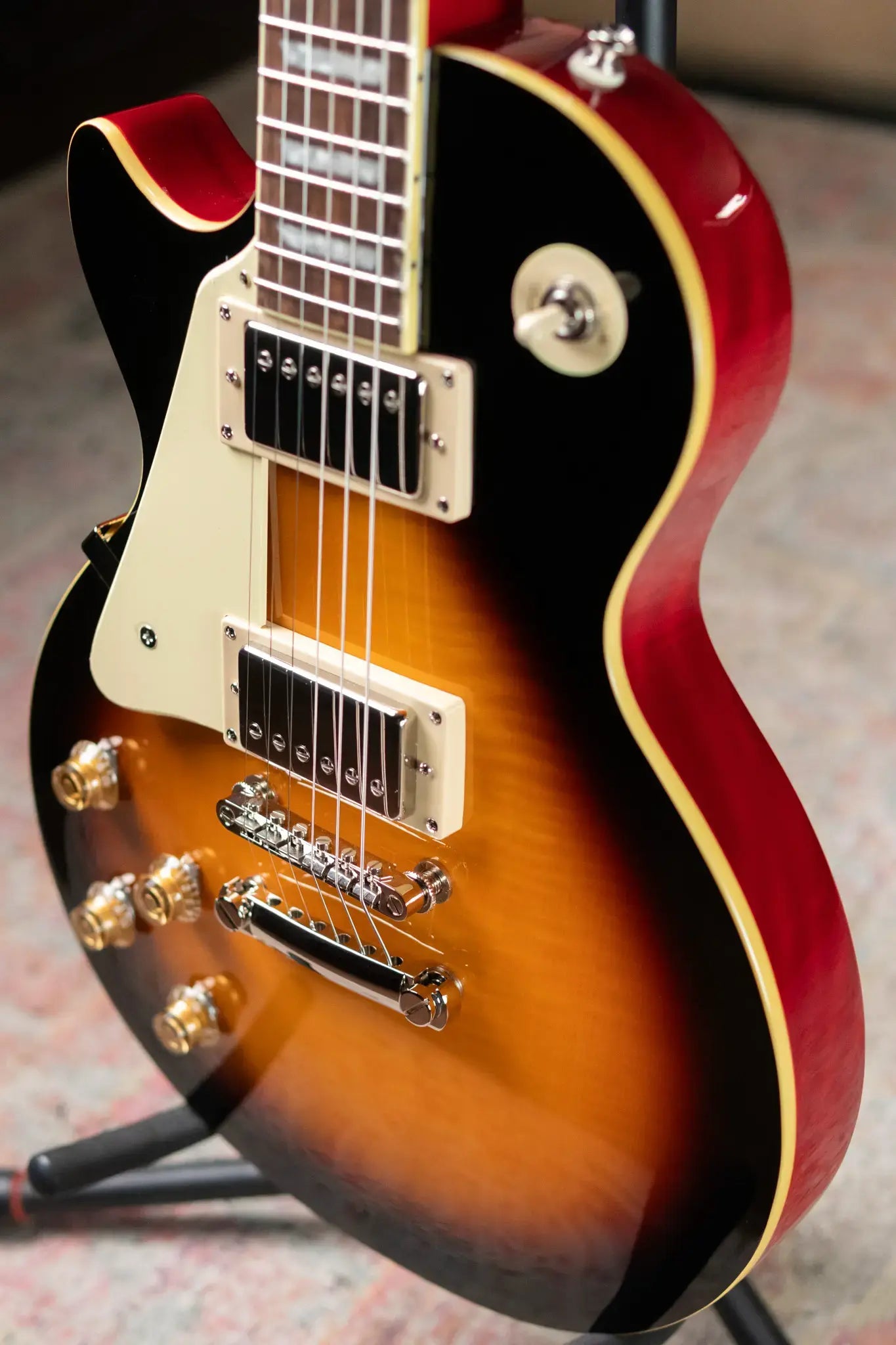 Epiphone Left-Handed Les Paul Standard 50s Electric Guitar - Vintage Sunburst