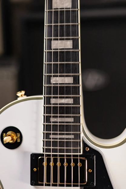 Epiphone Les Paul Custom Electric Guitar - Alpine White with Gig Bag