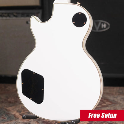 Epiphone Les Paul Custom Electric Guitar - Alpine White with Hardshell Case