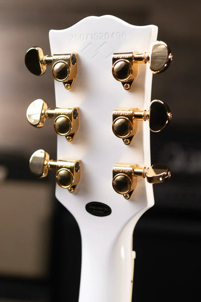 Epiphone Les Paul Custom Electric Guitar - Alpine White with Hardshell Case