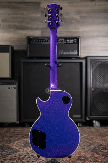 Epiphone Les Paul Custom Electric Guitar - Amethyst Sparkle with Hardshell Case
