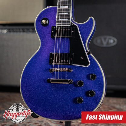 Epiphone Les Paul Custom Electric Guitar - Amethyst Sparkle