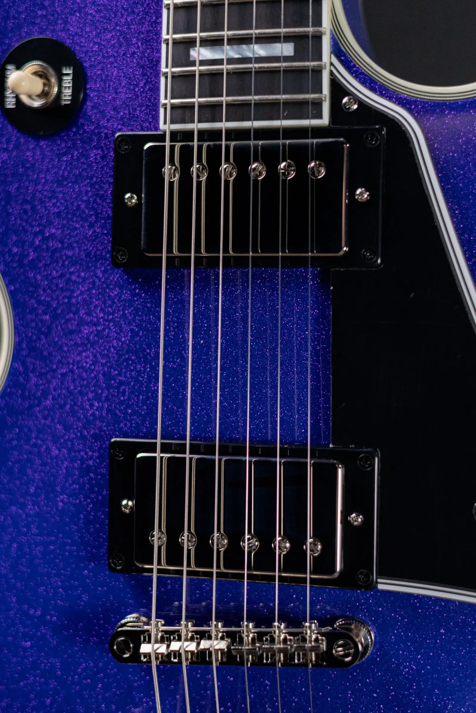 Epiphone Les Paul Custom Electric Guitar - Amethyst Sparkle