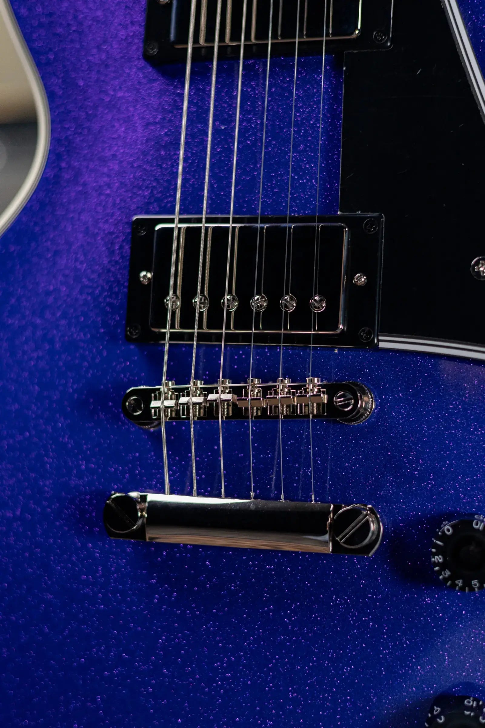 Epiphone Les Paul Custom Electric Guitar - Amethyst Sparkle