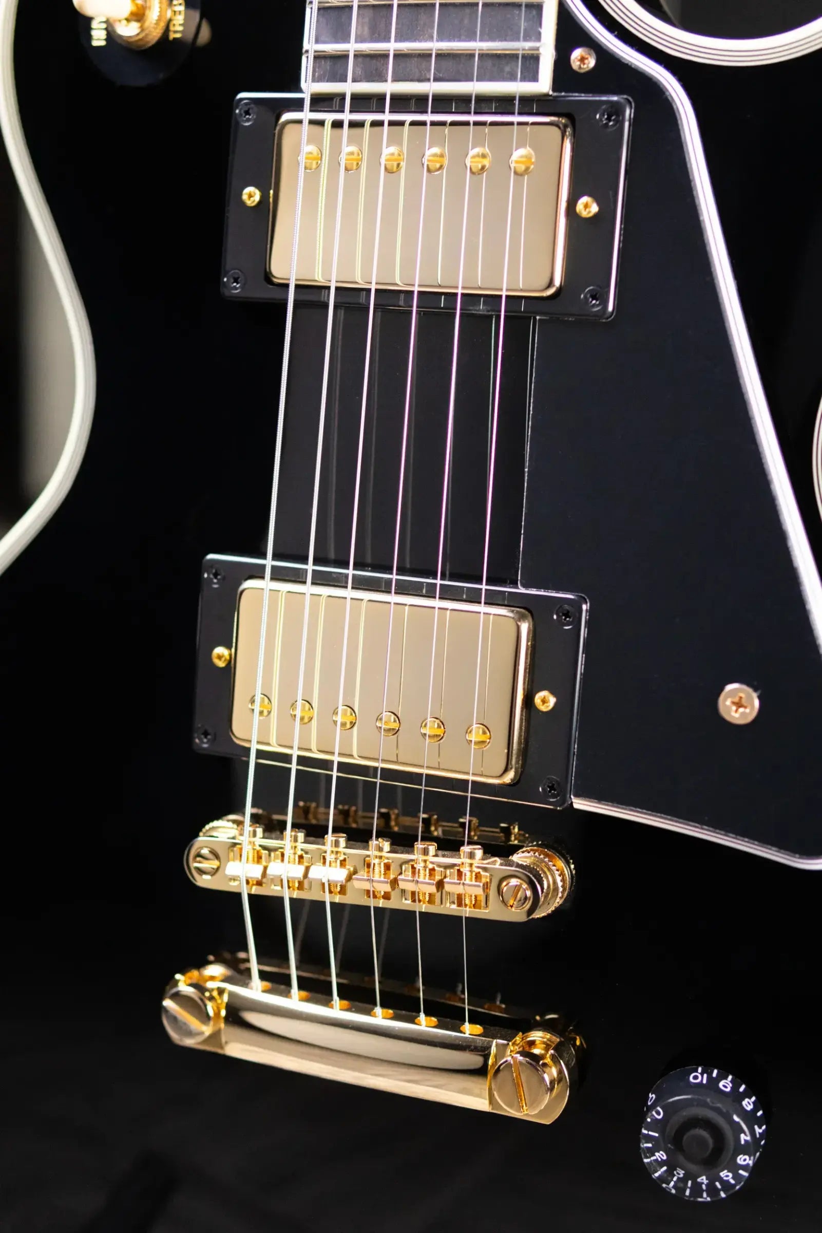 Epiphone Les Paul Custom Electric Guitar - Ebony with Gig Bag