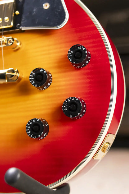 Epiphone Les Paul Custom Electric Guitar - Heritage Cherry Sunburst with Gig Bag