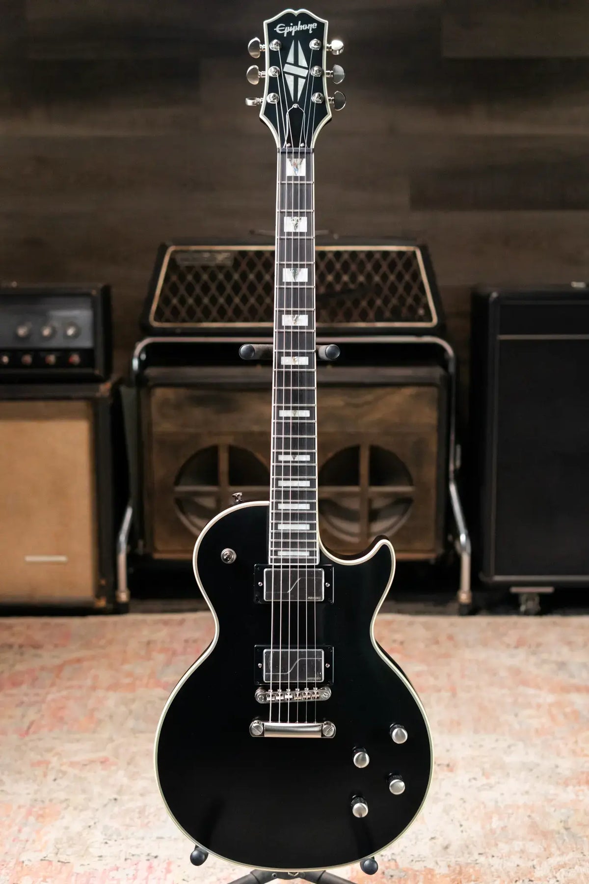 Epiphone Les Paul Prophecy Electric Guitar - Aged Jet Black Metallic