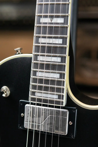Epiphone Les Paul Prophecy Electric Guitar - Aged Jet Black Metallic with Gig Bag