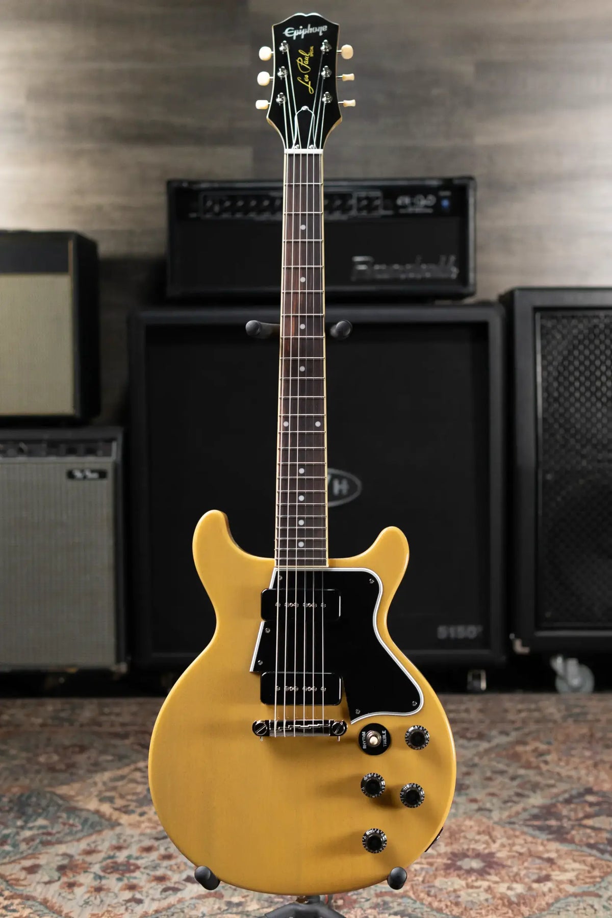 Epiphone Les Paul Special Double Cut Electric Guitar - TV Yellow with Gig Bag