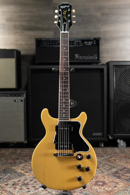 Epiphone Les Paul Special Double Cut Electric Guitar - TV Yellow with Gig Bag