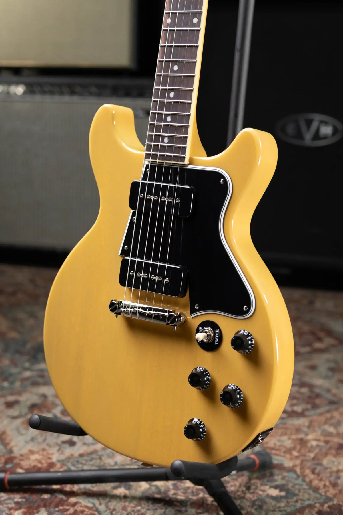 Epiphone Les Paul Special Double Cut Electric Guitar - TV Yellow with Gig Bag