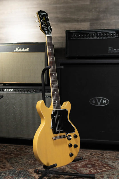Epiphone Les Paul Special Double Cut Electric Guitar - TV Yellow with Gig Bag