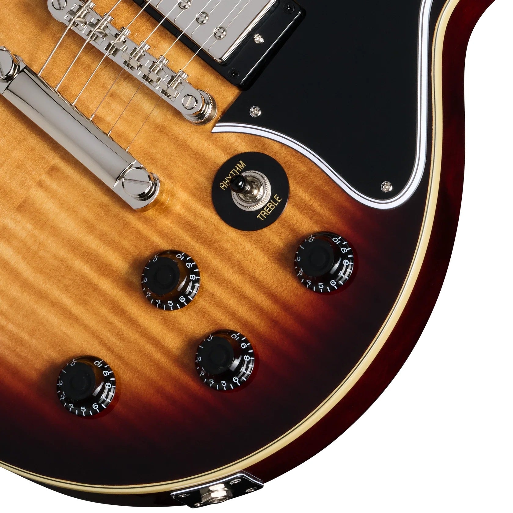 Epiphone Les Paul Special Double Cut Figured Electric Guitar - Bourbon