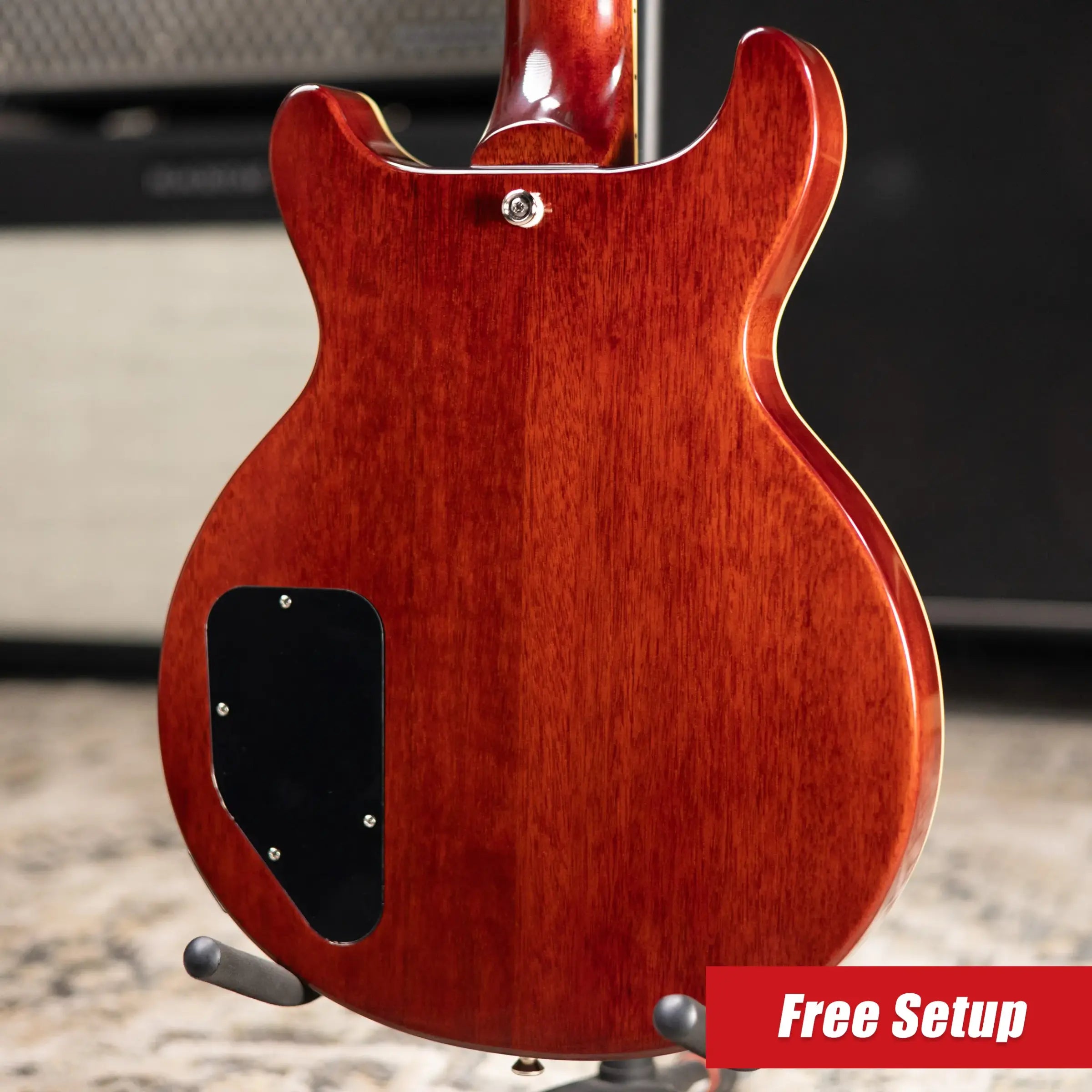 Epiphone Les Paul Special Double Cut Figured Electric Guitar - Bourbon Burst