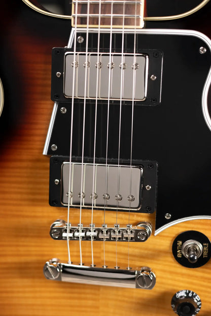Epiphone Les Paul Special Double Cut Figured Electric Guitar - Bourbon Burst