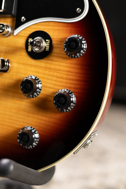 Epiphone Les Paul Special Double Cut Figured Electric Guitar - Bourbon Burst