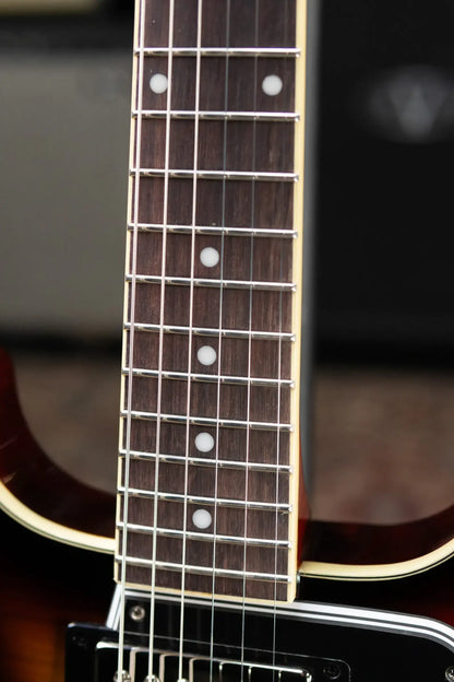 Epiphone Les Paul Special Double Cut Figured Electric Guitar - Bourbon Burst