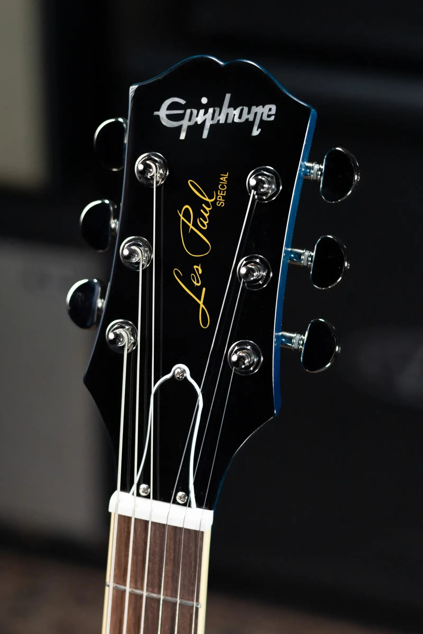 Epiphone Les Paul Special Double Cut Figured Electric Guitar - Ocean Water Perimeter with Gig Bag
