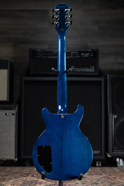 Epiphone Les Paul Special Double Cut Figured Electric Guitar - Ocean Water Perimeter with Gig Bag