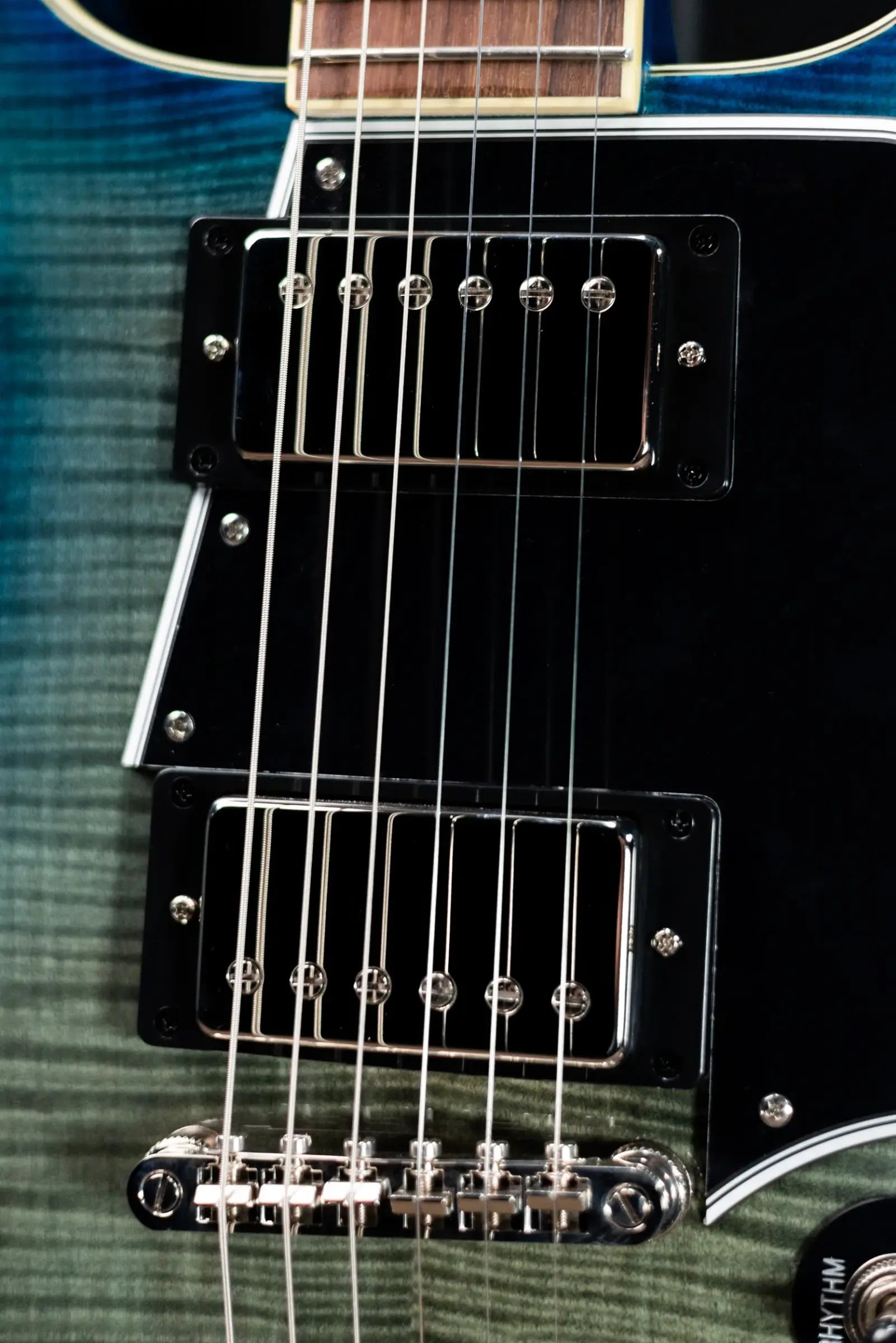 Epiphone Les Paul Special Double Cut Figured Electric Guitar - Ocean Water Perimeter with Gig Bag