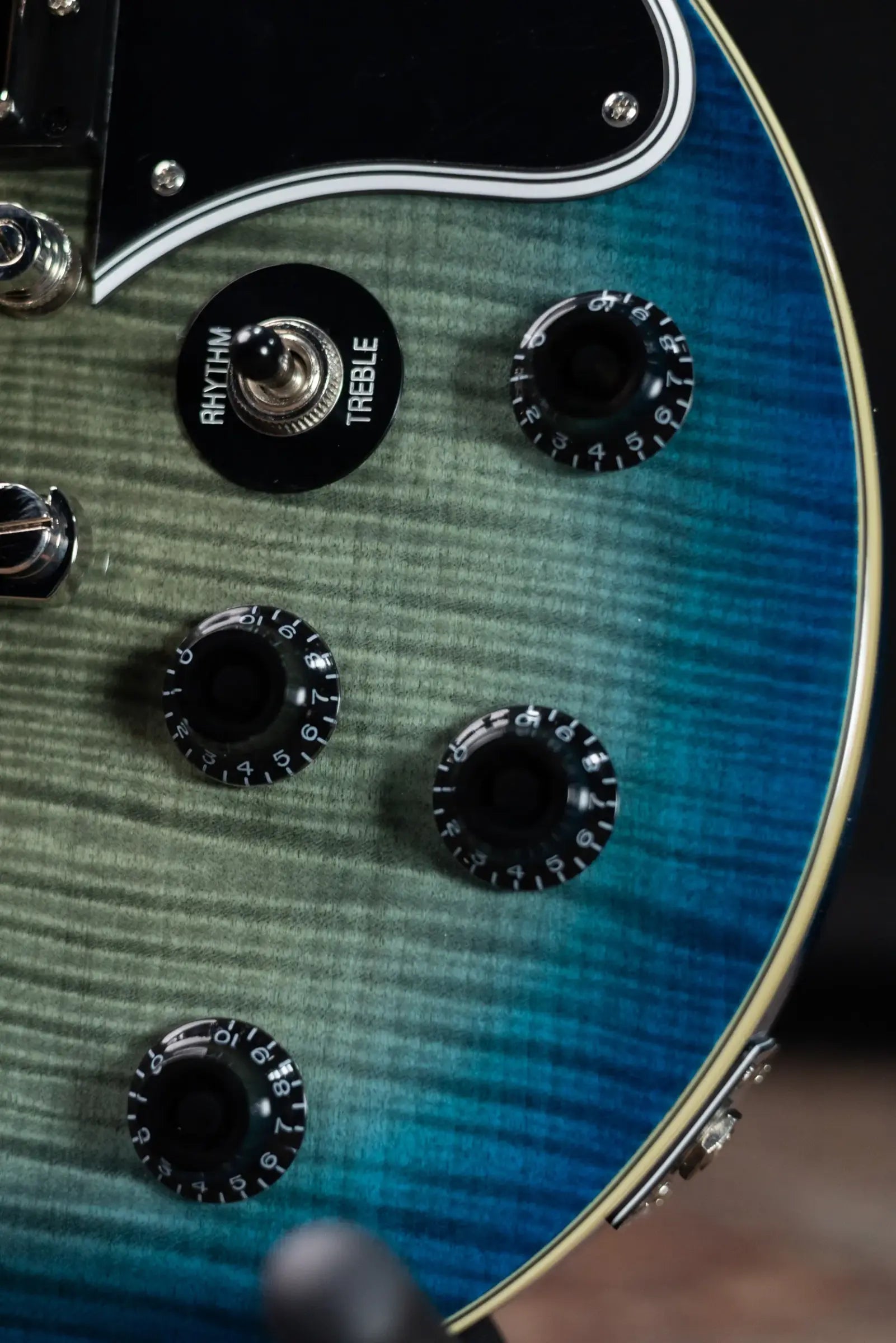 Epiphone Les Paul Special Double Cut Figured Electric Guitar - Ocean Water Perimeter with Gig Bag