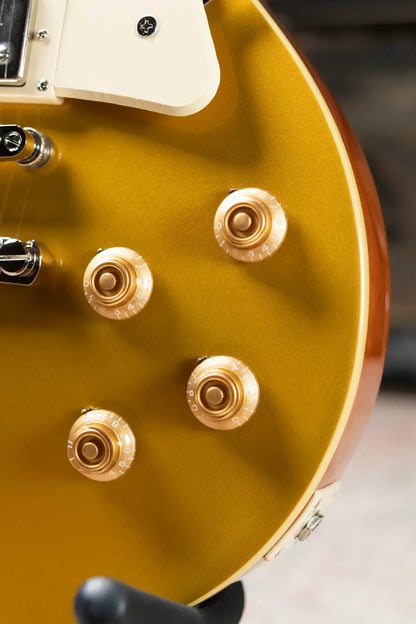 Epiphone Les Paul Standard 50s Electric Guitar - Goldtop with Gig Bag
