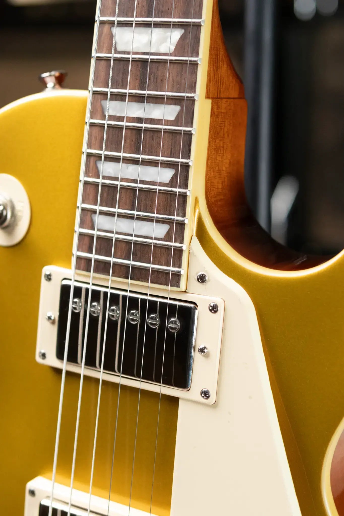 Epiphone Les Paul Standard 50s Electric Guitar - Goldtop with Gig Bag