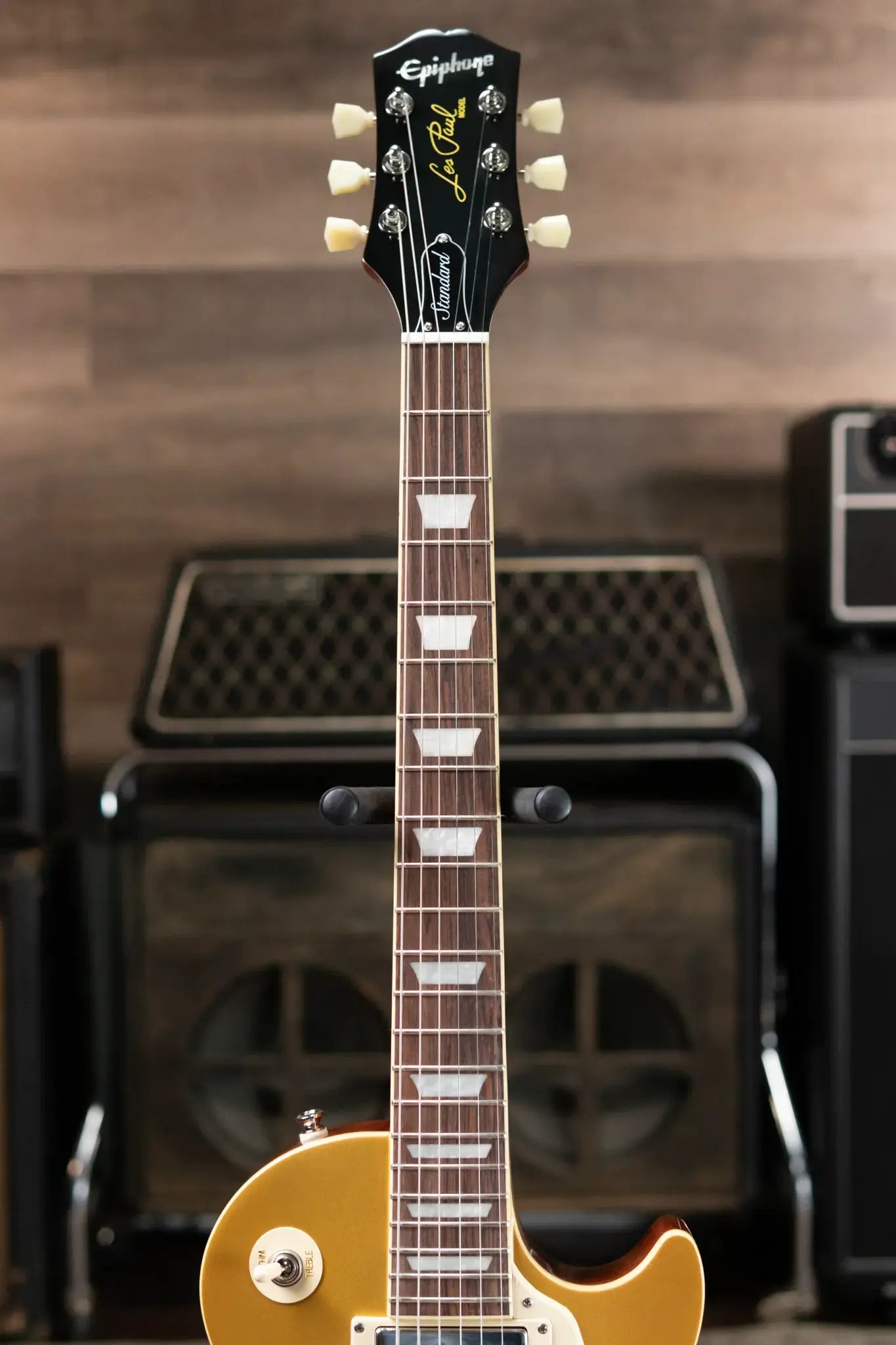 Epiphone Les Paul Standard 50s Electric Guitar - Goldtop with Gig Bag