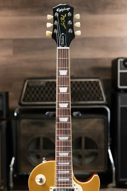 Epiphone Les Paul Standard 50s Electric Guitar - Goldtop with Gig Bag