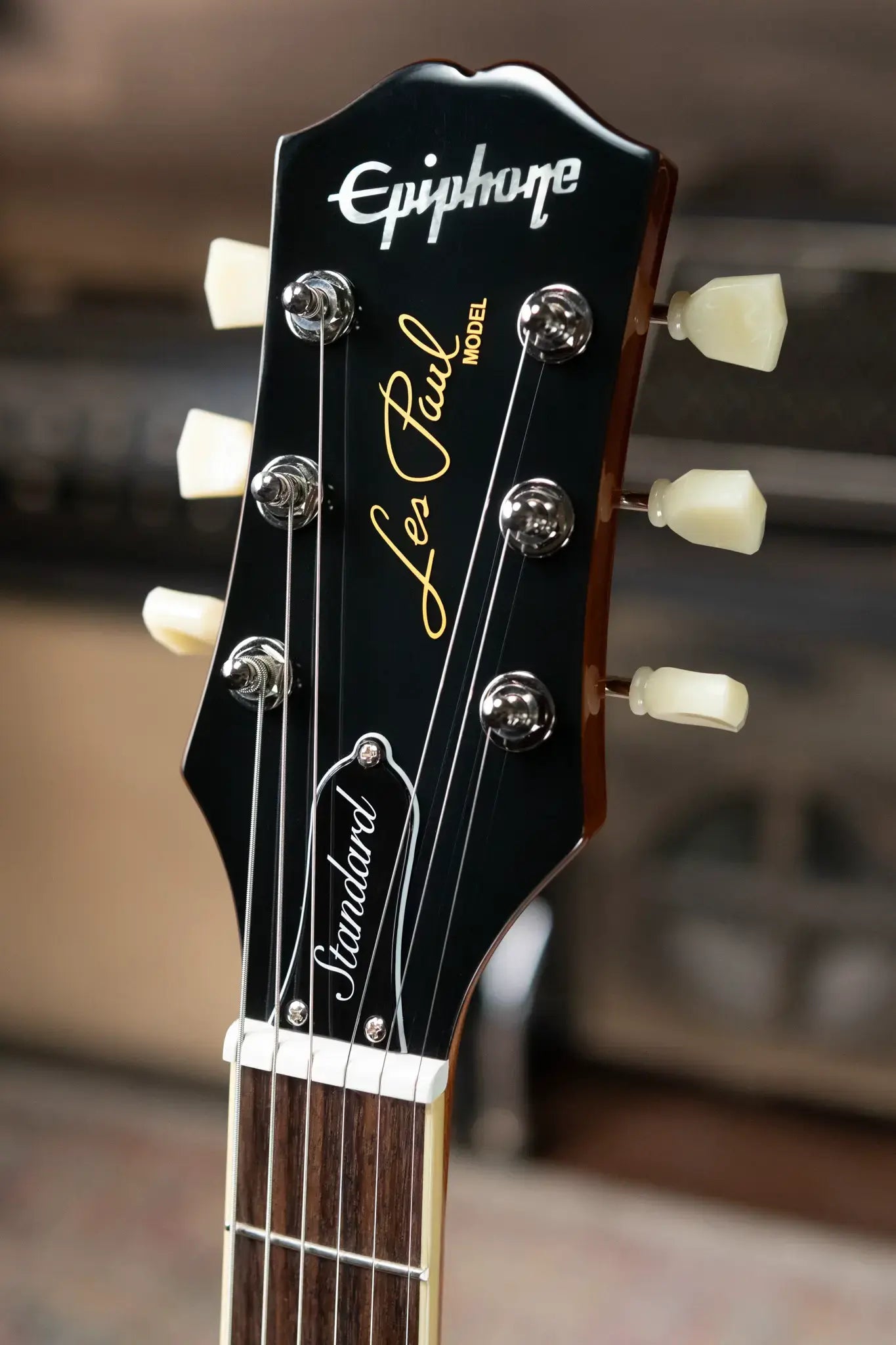Epiphone Les Paul Standard 50s Electric Guitar - Goldtop with Gig Bag