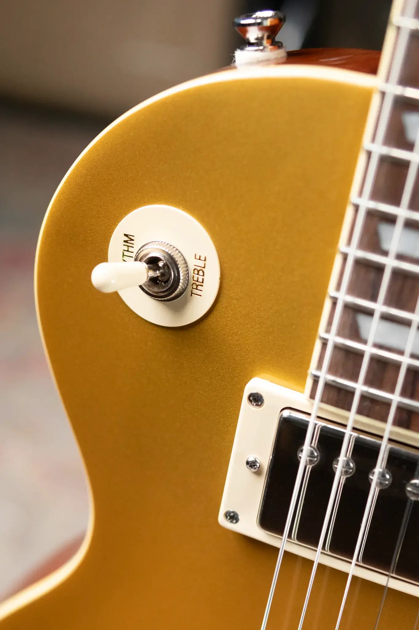 Epiphone Les Paul Standard 50s Electric Guitar - Goldtop with Gig Bag