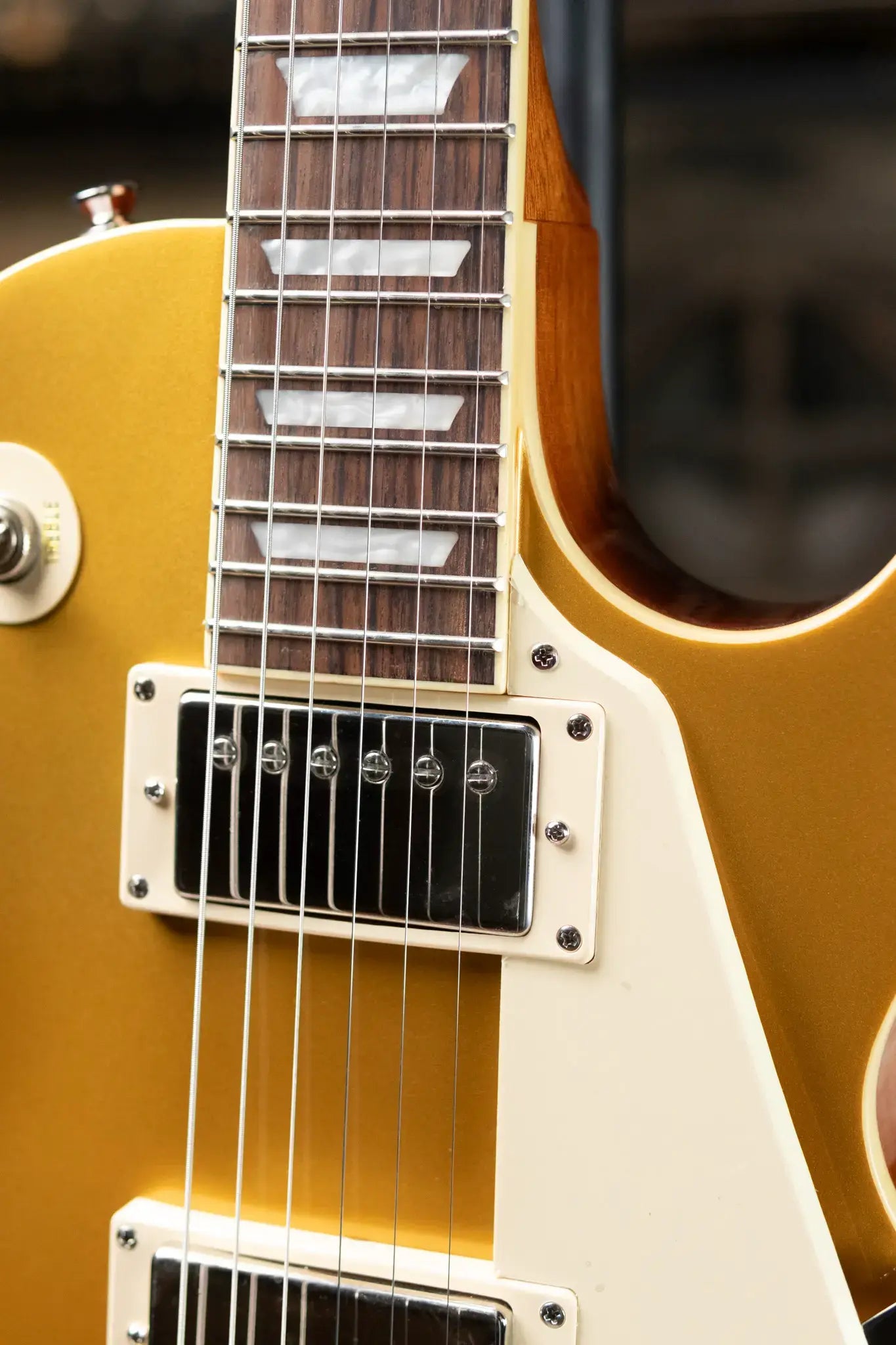 Epiphone Les Paul Standard 50s Electric Guitar - Goldtop with Gig Bag