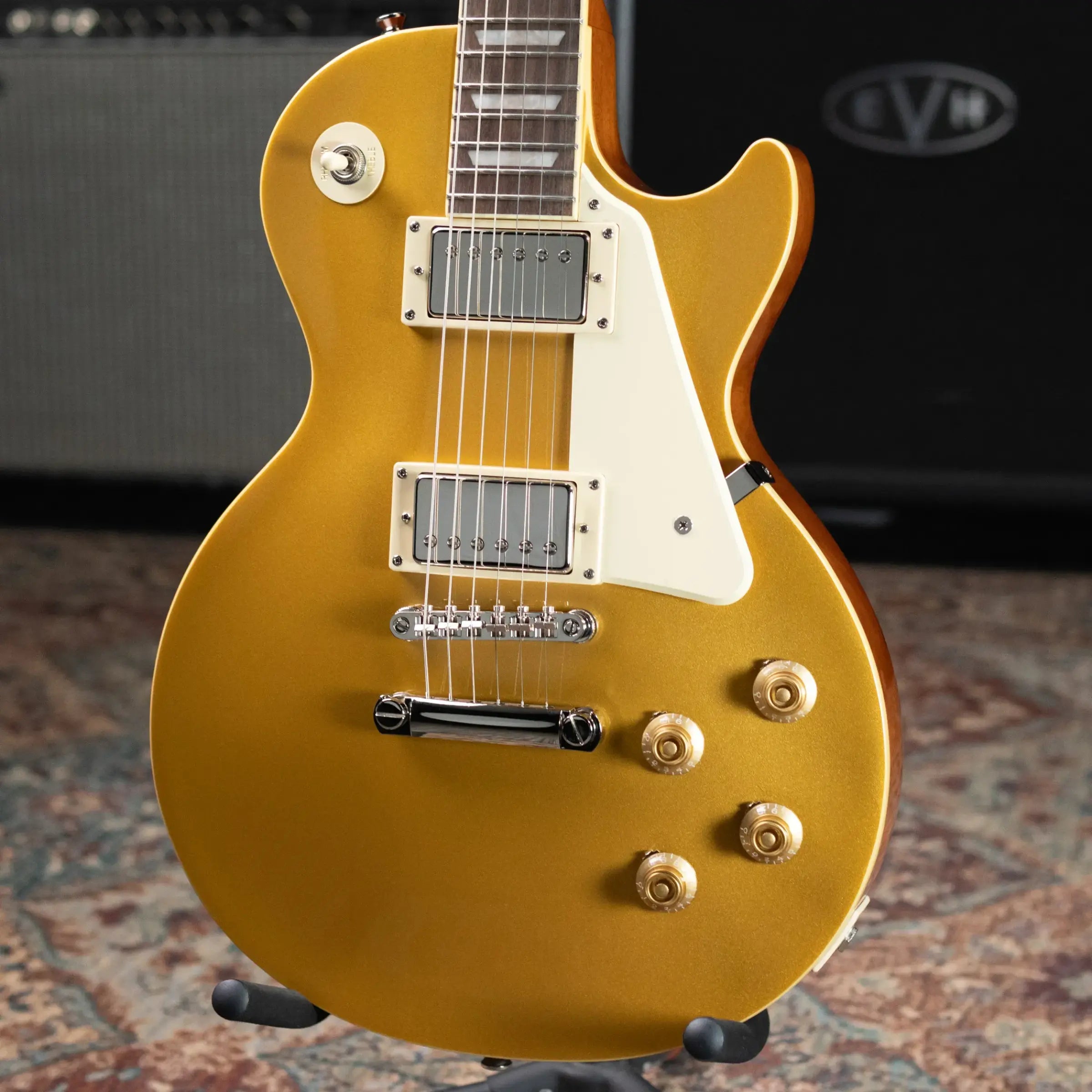 Epiphone Les Paul Standard 50s Electric Guitar - Goldtop with Gig Bag