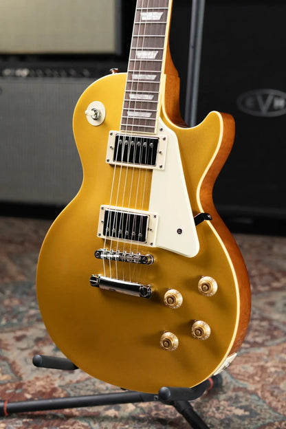 Epiphone Les Paul Standard 50s Electric Guitar - Goldtop with Gig Bag