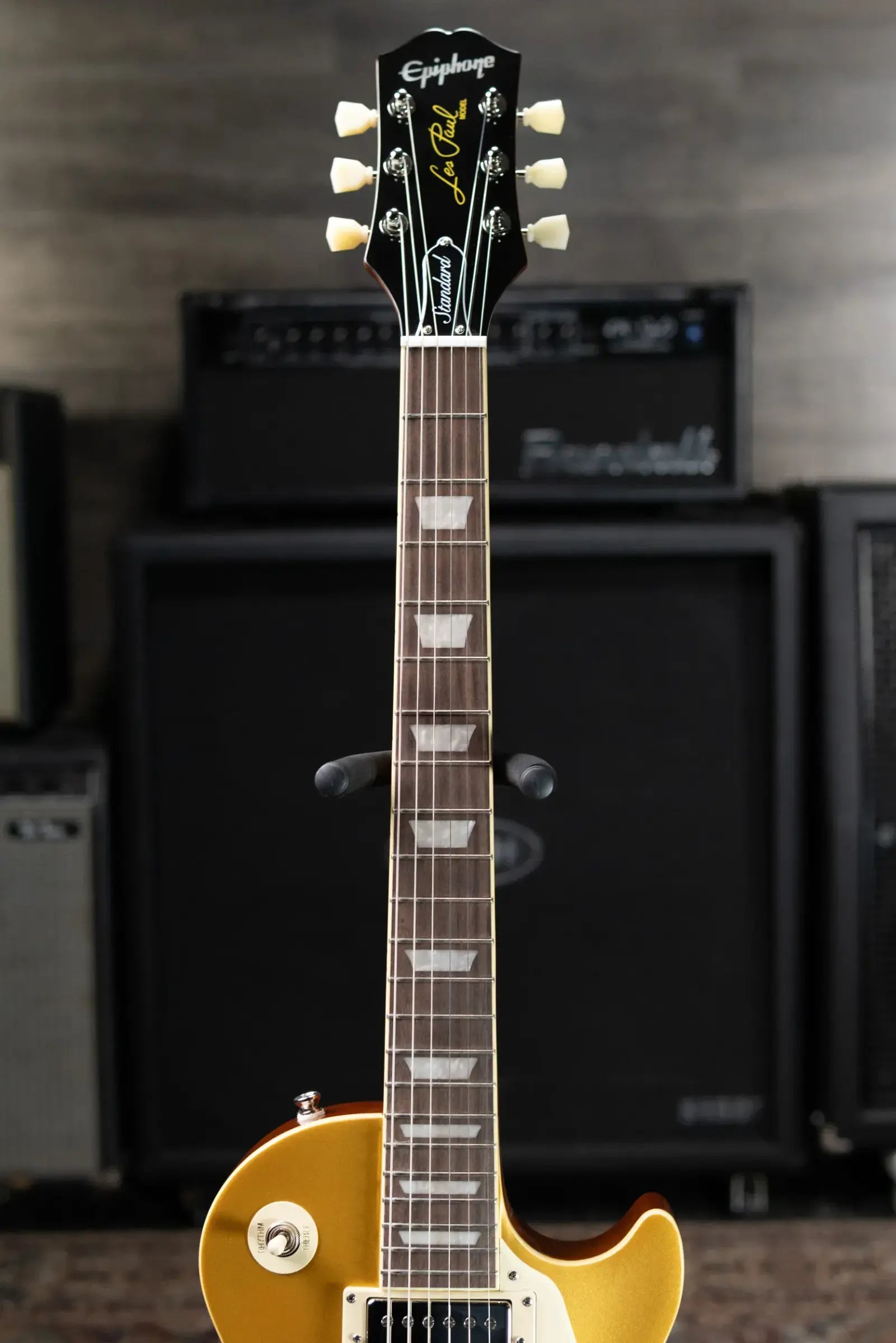 Epiphone Les Paul Standard 50s Electric Guitar - Goldtop with Gig Bag